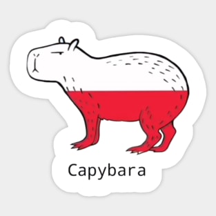 Capybara Sticker